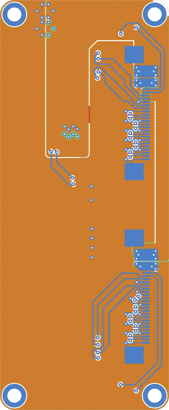 Antmicro dual IPEX CSI interposer as its designers routed it