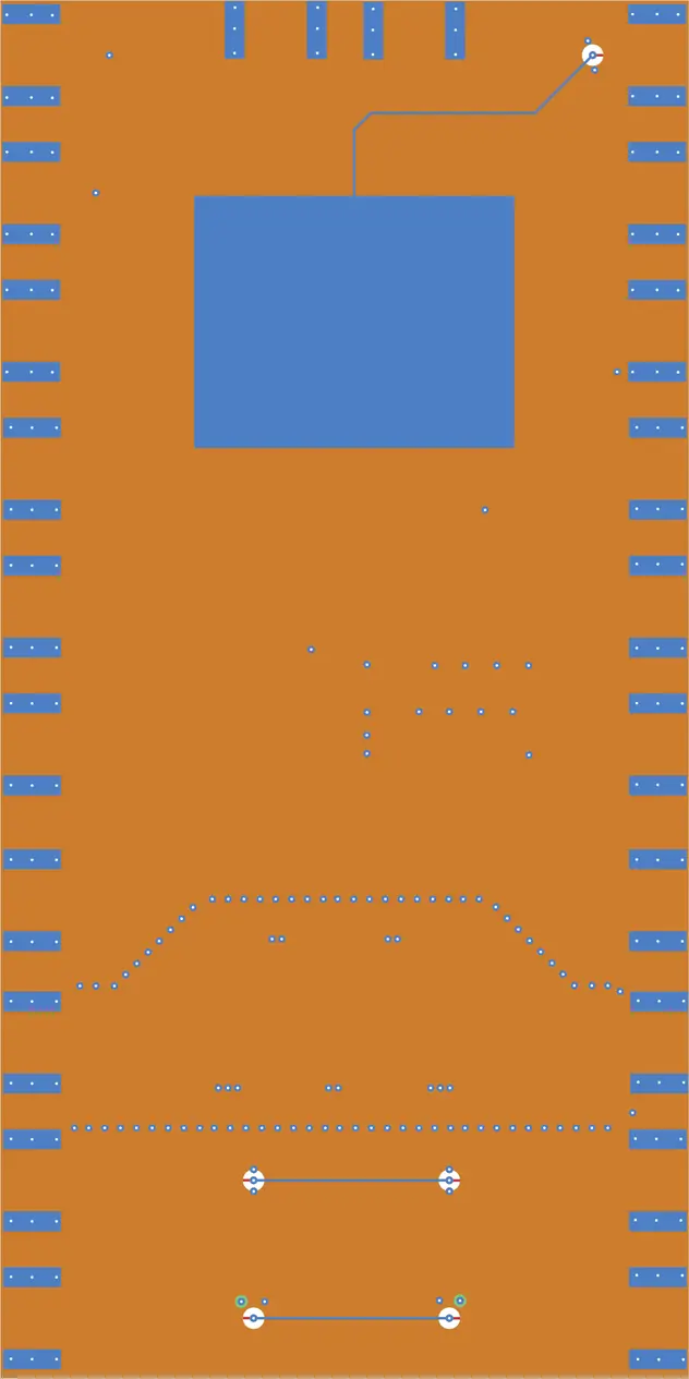 Antmicro signal-integrity test board as its designers routed it