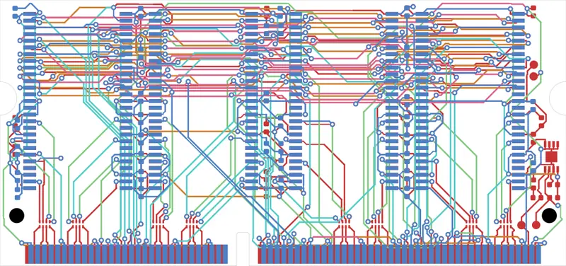 Antmicro STM32H7 HDMI SO-DIMM board routed by Freerouting