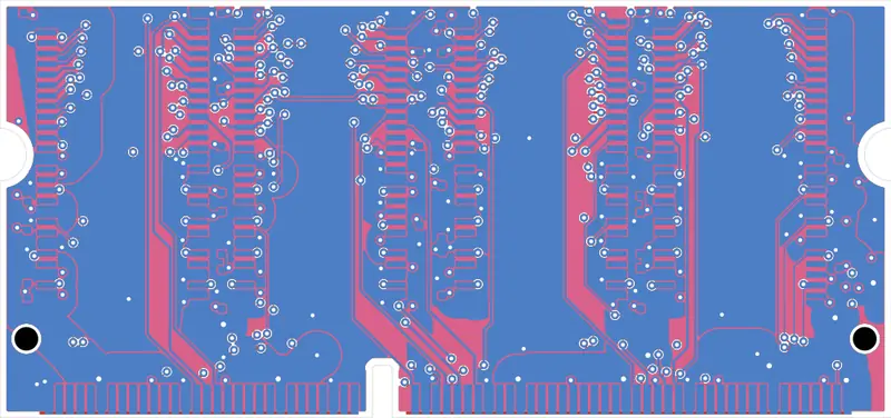 Antmicro STM32H7 HDMI SO-DIMM board routed by Zap!