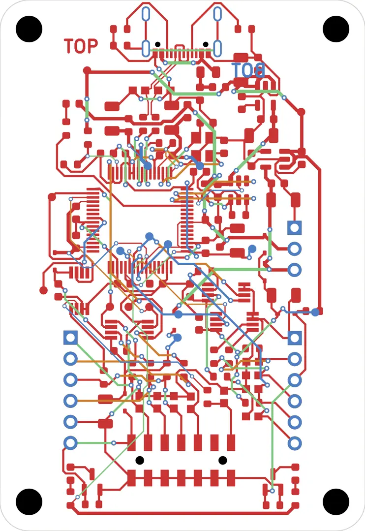 FTDI JTAG programmer routed by TraceMaker