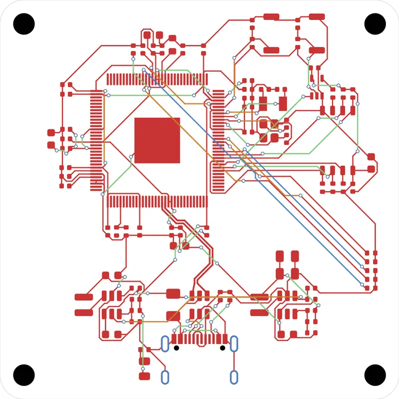 Trellis Core routed by TraceMaker