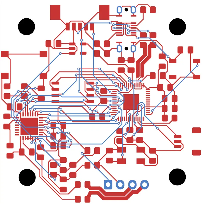 Ender-3 load-cell bed-levelling sensor routed by TraceMaker