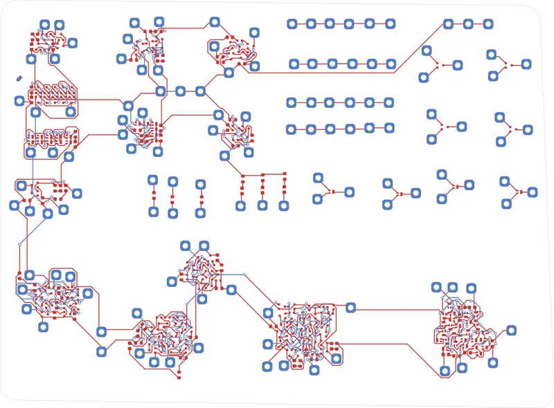 discretesim test board routed by TraceMaker