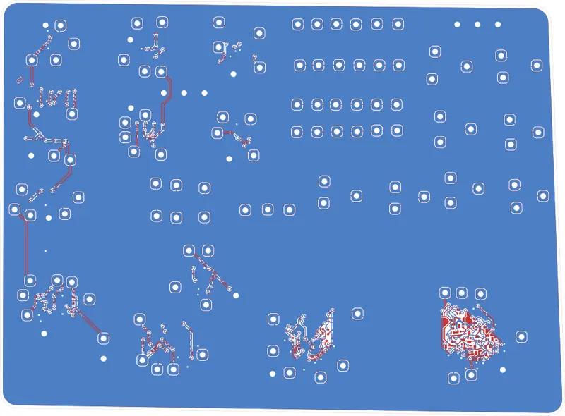 discretesim test board routed by Zap!