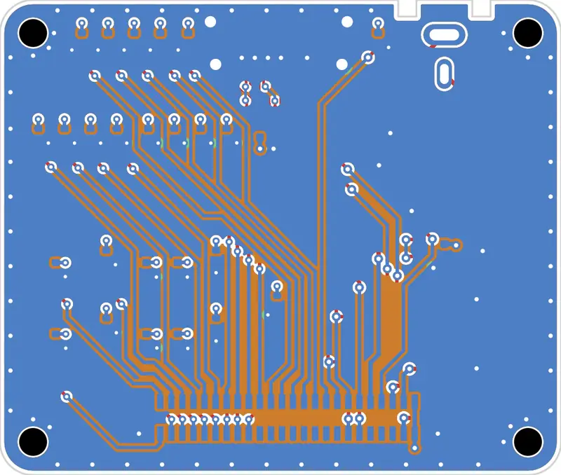 ECP5 BGA-381 FT2232HQ FIFO board as its designers routed it