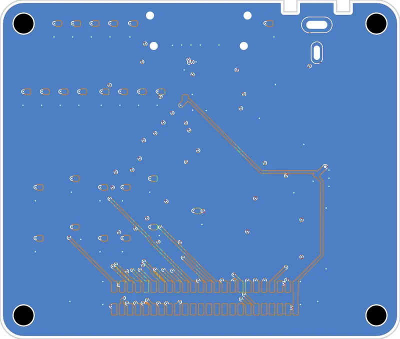 ECP5 BGA-381 FT2232HQ FIFO board routed by Zap!
