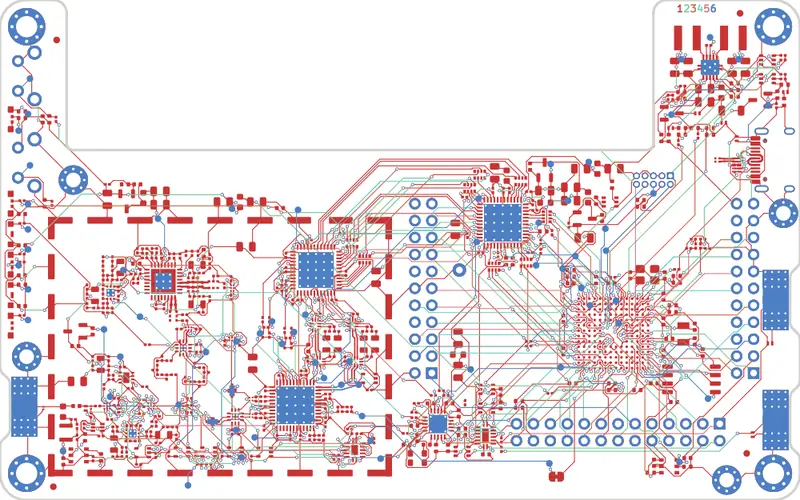 HackRF Pro routed by TraceMaker