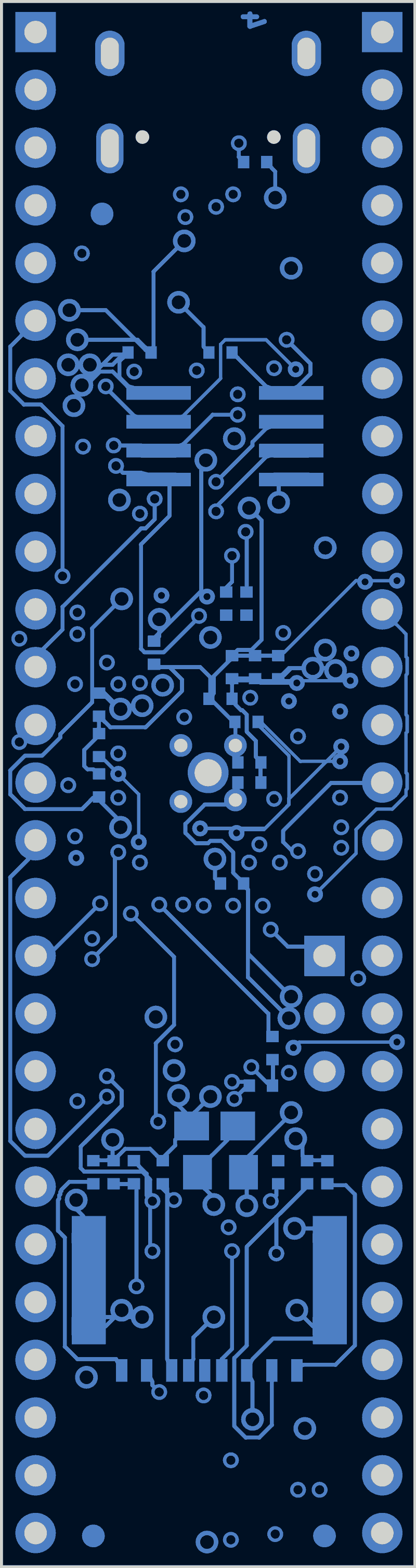 RP2350-PICO2-BB48 routed by TraceMaker, B.Cu