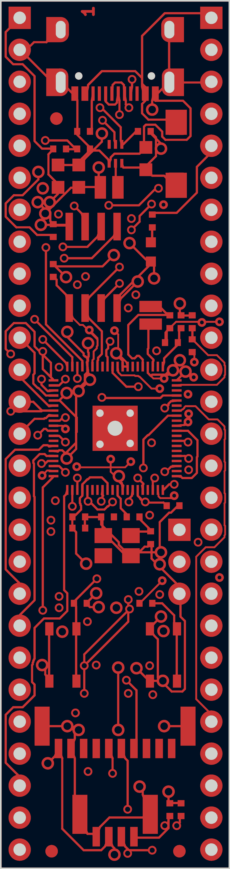 RP2350-PICO2-BB48 routed by TraceMaker, F.Cu