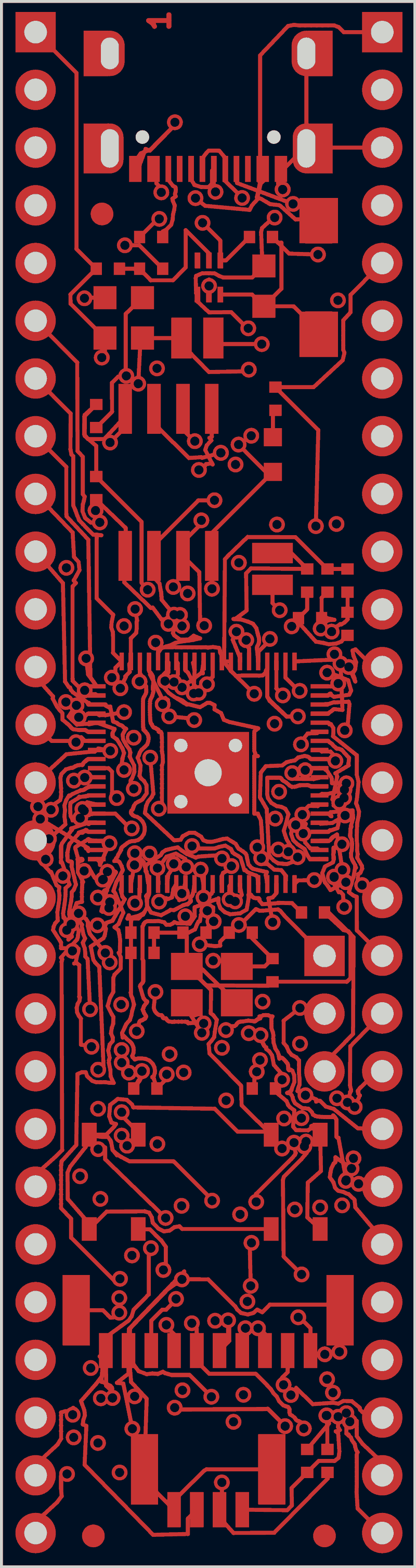 RP2350-PICO2-BB48 routed by tscircuit, F.Cu