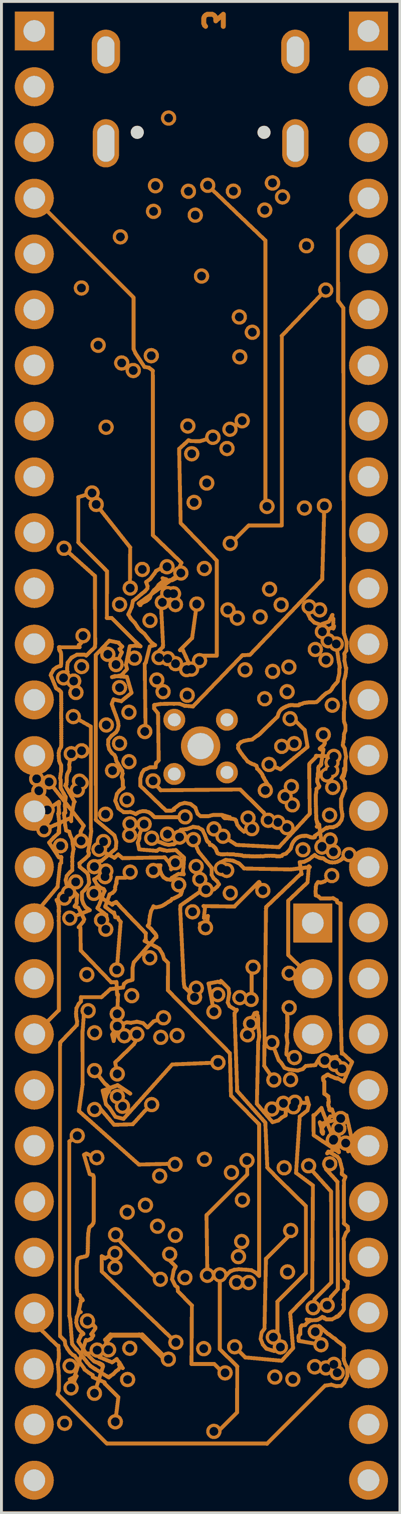 RP2350-PICO2-BB48 routed by tscircuit, In2.Cu