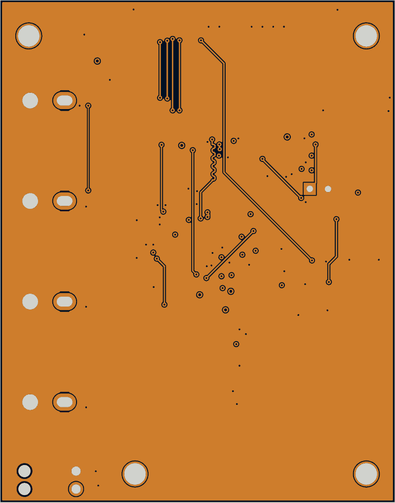 Antmicro CVBS-to-MIPI bridge routed by Zap!, In2.Cu