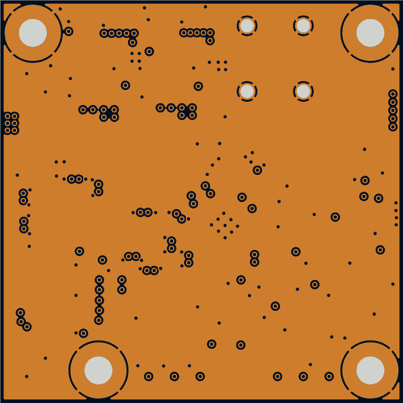 Antmicro GMSL serializer as its designers routed it, In2.Cu