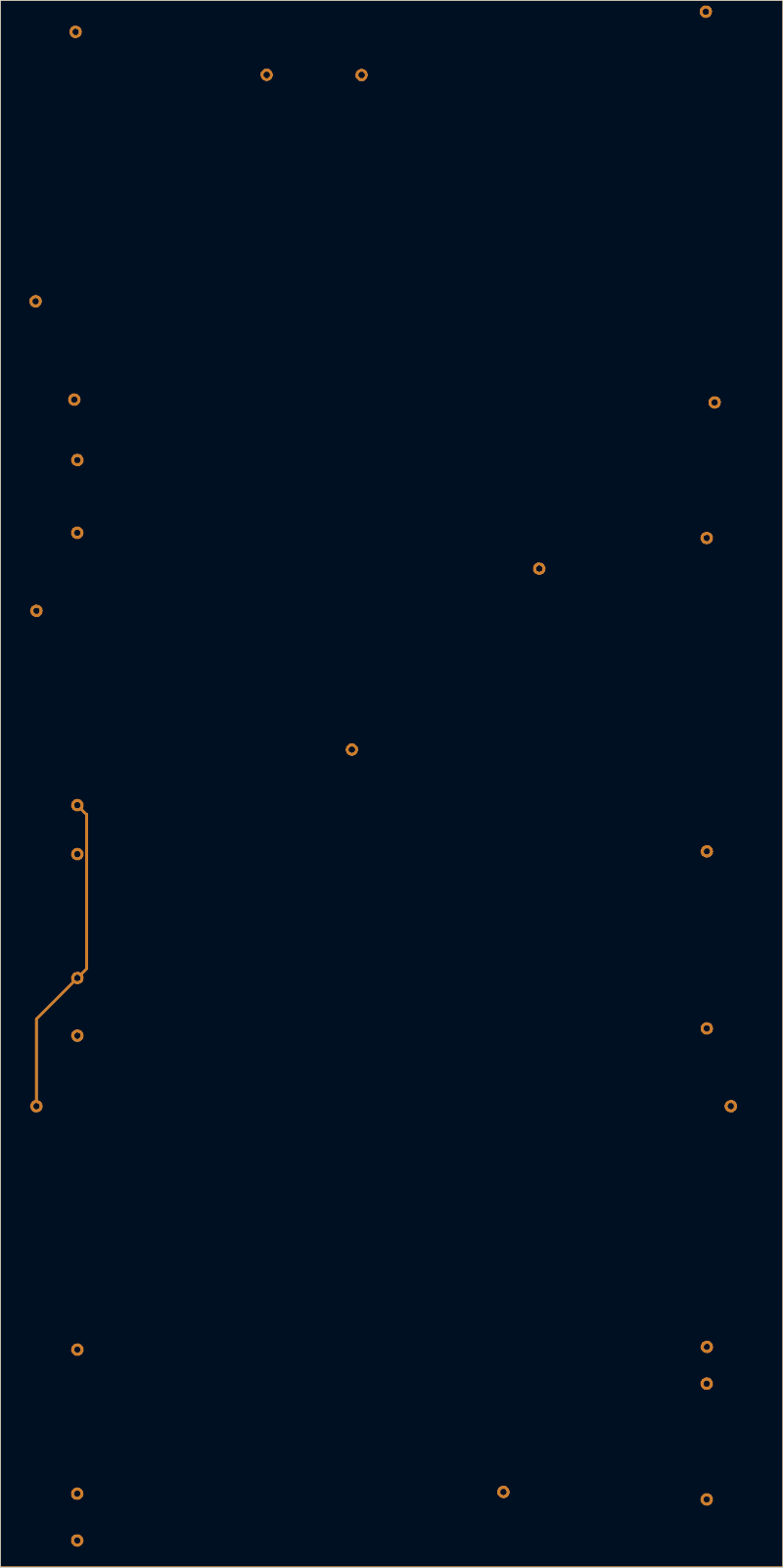 Antmicro signal-integrity test board routed by Freerouting, In2.Cu