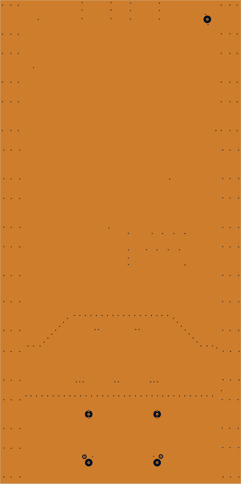Antmicro signal-integrity test board as its designers routed it, In2.Cu