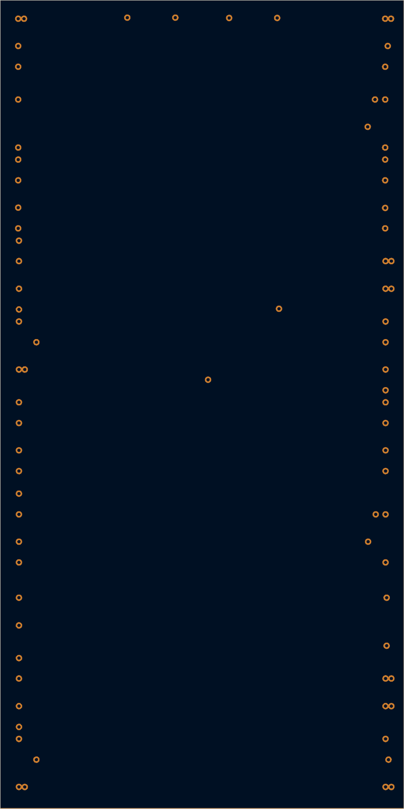 Antmicro signal-integrity test board routed by TraceMaker, In2.Cu