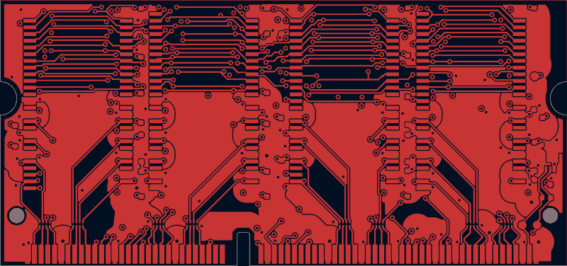 Antmicro STM32H7 HDMI SO-DIMM board routed by Zap!, F.Cu