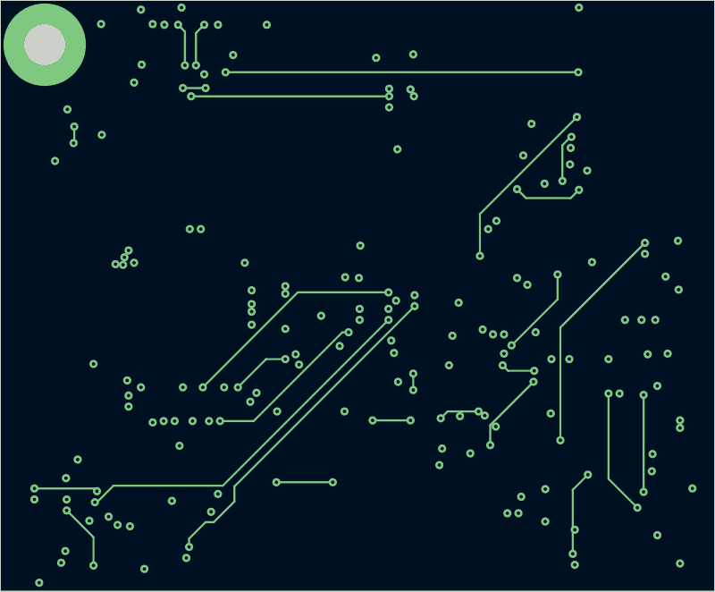 Antmicro CM4 baseboard LVDS adapter routed by TraceMaker, In1.Cu
