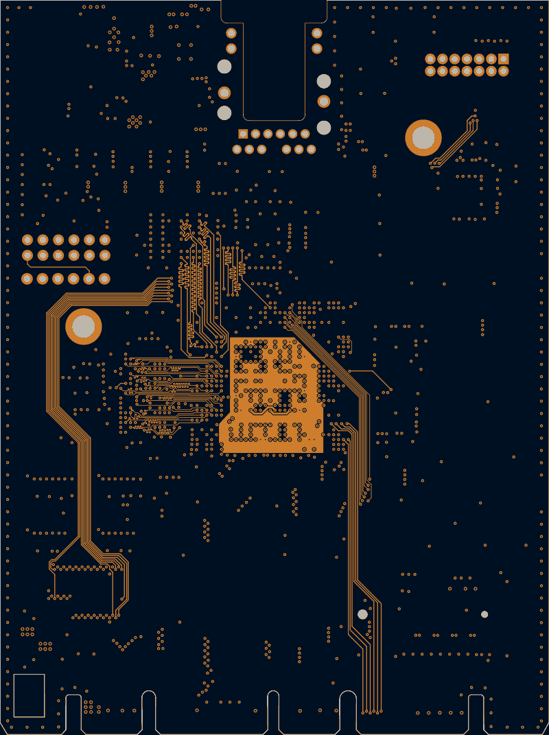 Antmicro ECP5 DC-SCM as its designers routed it, In2.Cu