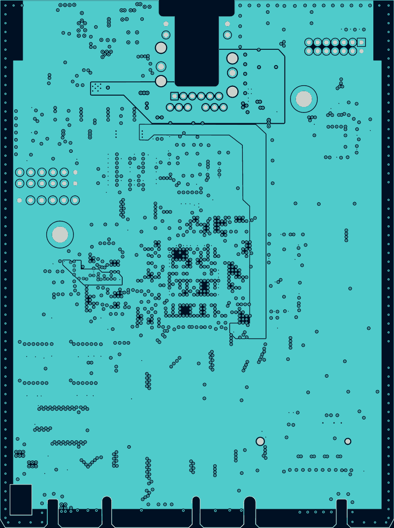 Antmicro ECP5 DC-SCM as its designers routed it, In3.Cu