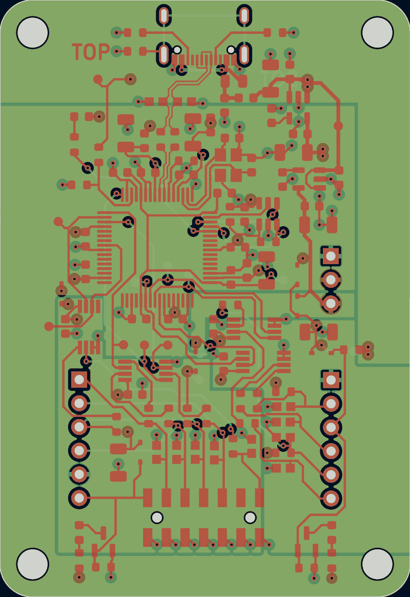 FTDI JTAG programmer as its designers routed it, all copper layers