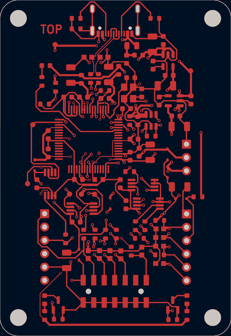 FTDI JTAG programmer routed by TraceMaker, F.Cu