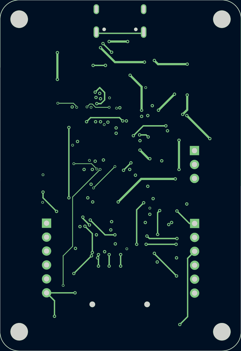 FTDI JTAG programmer routed by TraceMaker, In1.Cu