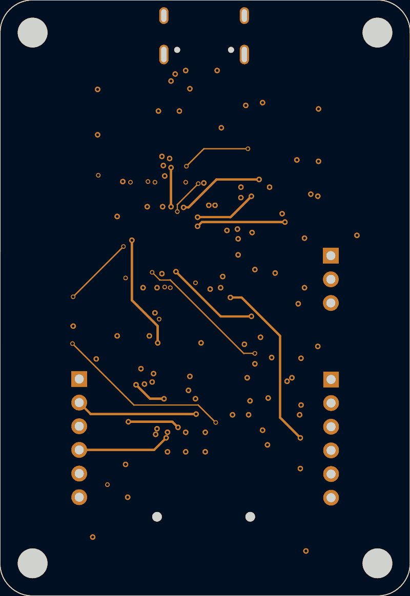 FTDI JTAG programmer routed by TraceMaker, In2.Cu