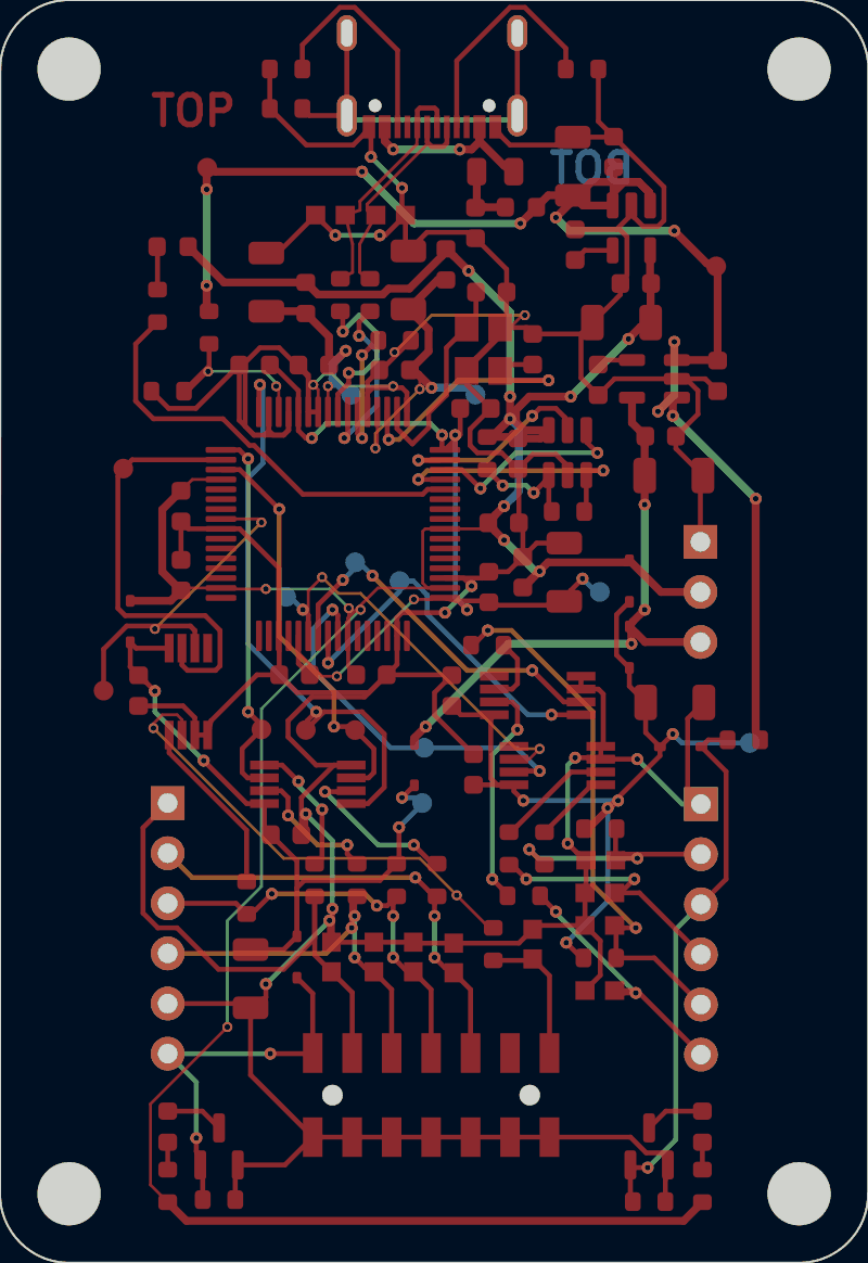 FTDI JTAG programmer routed by TraceMaker, all copper layers