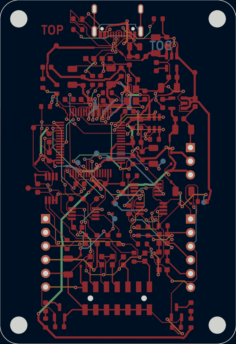 FTDI JTAG programmer routed by tscircuit, all copper layers