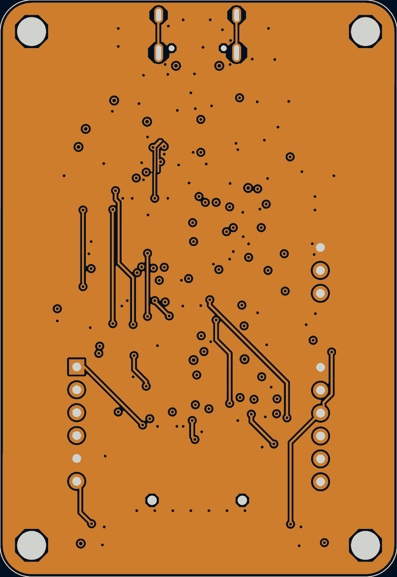 FTDI JTAG programmer routed by Zap!, In2.Cu