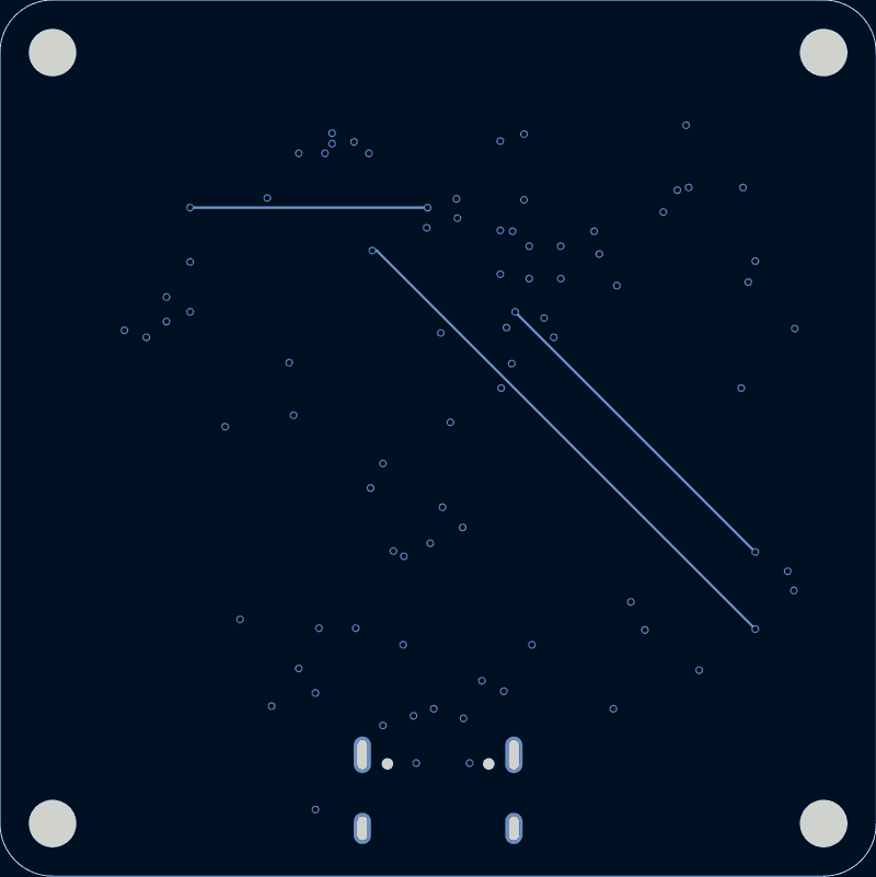 Trellis Core routed by TraceMaker, B.Cu