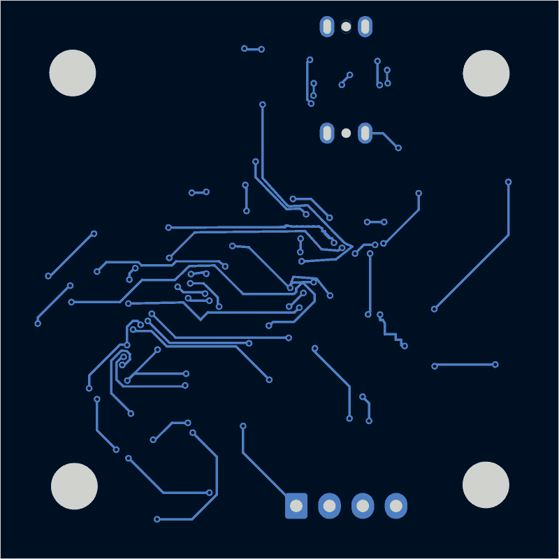 Ender-3 load-cell bed-levelling sensor routed by tscircuit, B.Cu