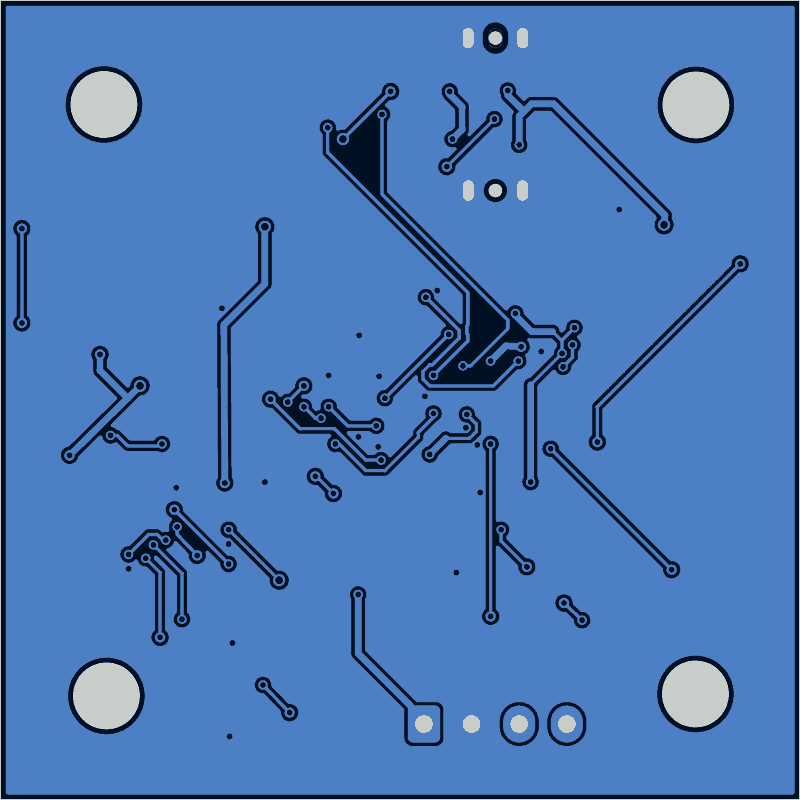 Ender-3 load-cell bed-levelling sensor routed by Zap!, B.Cu
