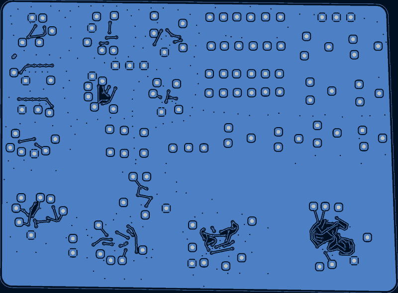 discretesim test board as its designers routed it, B.Cu