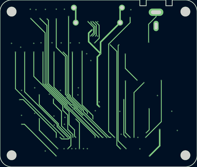 ECP5 BGA-381 FT2232HQ FIFO board routed by Freerouting, In1.Cu