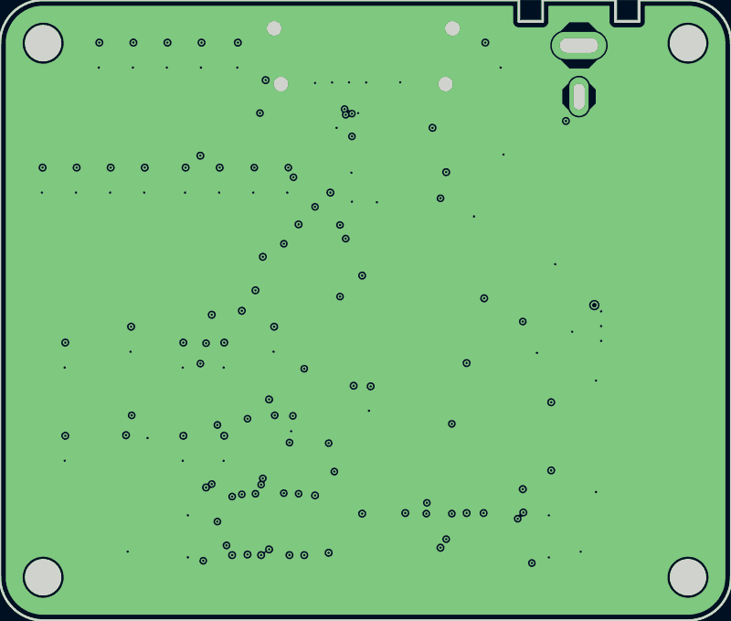 ECP5 BGA-381 FT2232HQ FIFO board routed by Zap!, In1.Cu