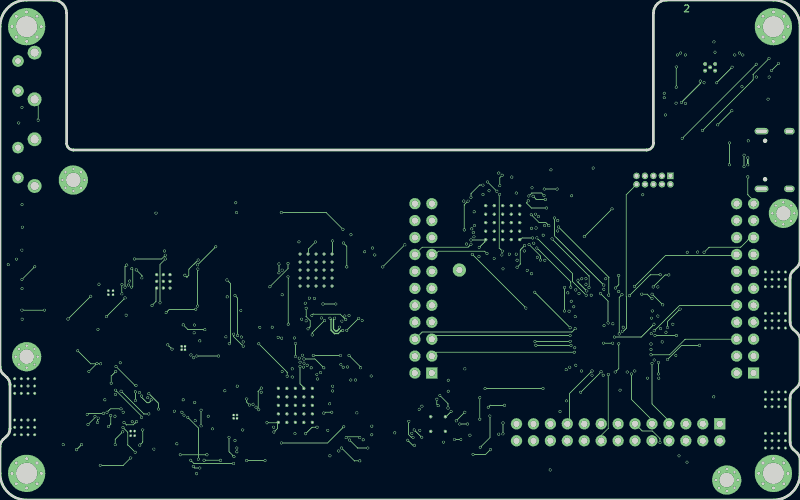 HackRF Pro routed by TraceMaker, In1.Cu