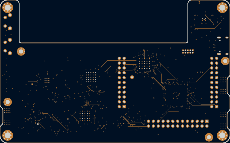 HackRF Pro routed by TraceMaker, In2.Cu