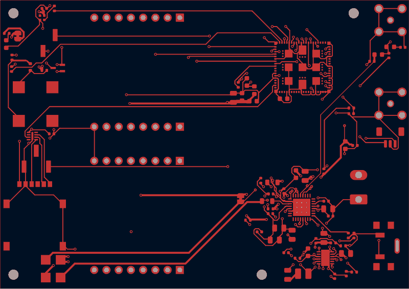 Seven routed by TraceMaker, F.Cu
