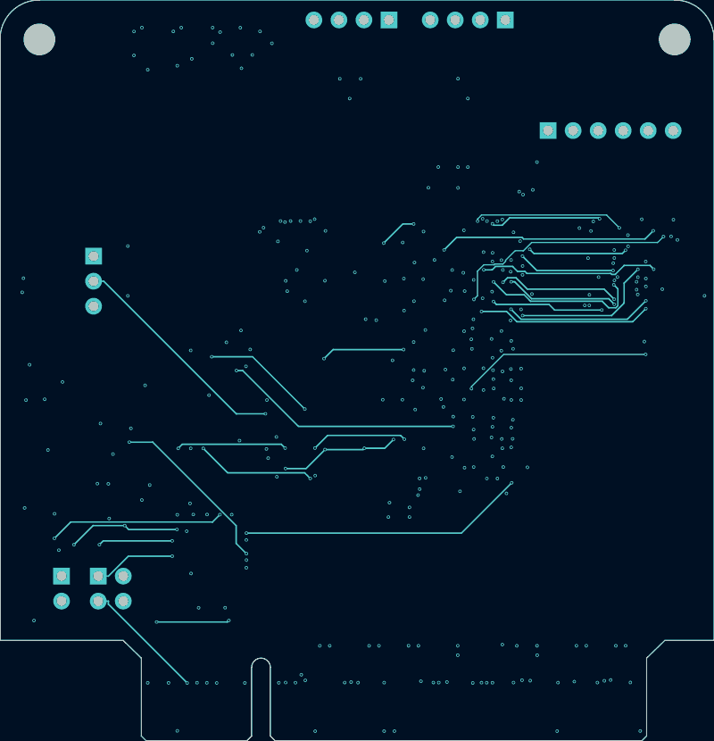 Kintex PCIe board routed by Freerouting, In3.Cu