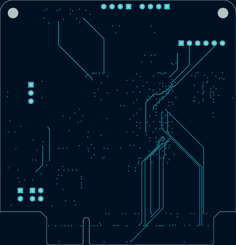 Kintex PCIe board routed by Freerouting, In6.Cu