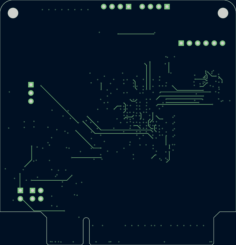 Kintex PCIe board routed by TraceMaker, In1.Cu