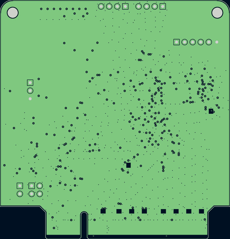 Kintex PCIe board routed by Zap!, In1.Cu