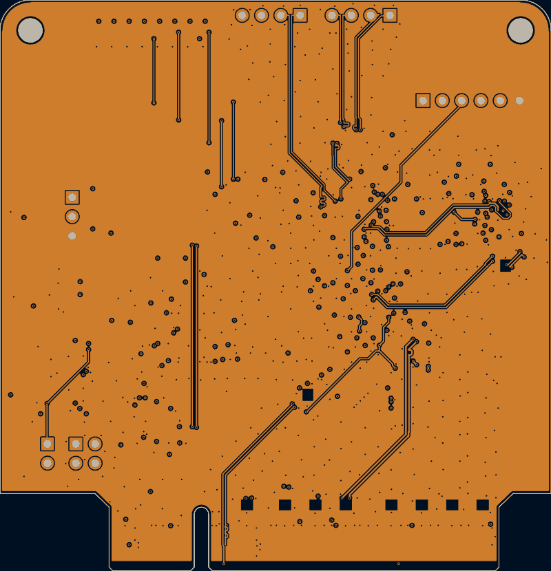 Kintex PCIe board routed by Zap!, In2.Cu