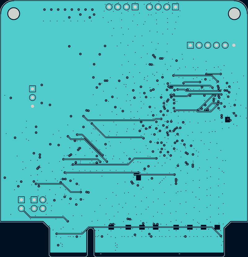 Kintex PCIe board routed by Zap!, In3.Cu
