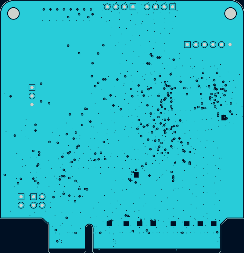 Kintex PCIe board routed by Zap!, In6.Cu