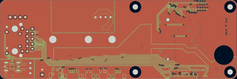 Xerxes as its designers routed it, all copper layers