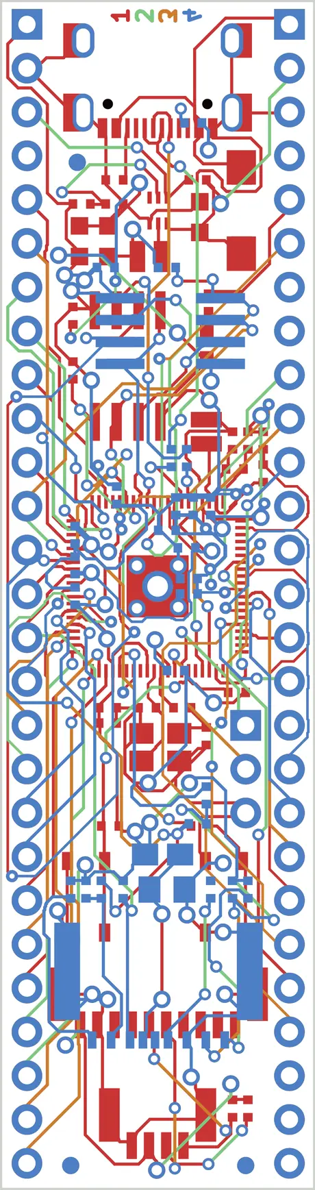 RP2350-PICO2-BB48 routed by TraceMaker
